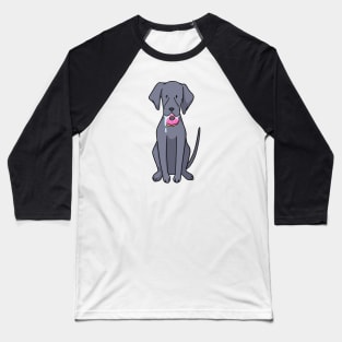 Dog eating donut cartoon Baseball T-Shirt